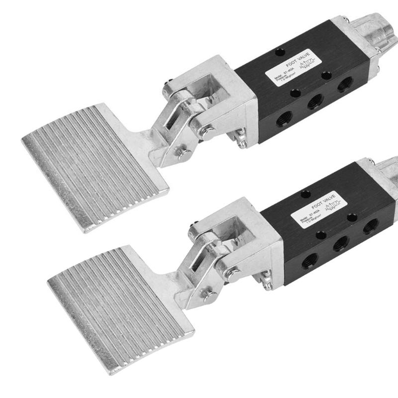 1/4inch Pneumatic Air Pedal Valves Foot Control Switches Air Pneumatic Foot Pressure Controls Valves Air Controls Valves Tool