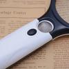 Handheld LED Magnifying Glass with Light, 10X Dual Lens High Definition Magnifier for Seniors Reading, Jewelry Inspection, Hobby