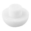 Toilet Seat Bumpers White ABS+TPE Accessories Cushion