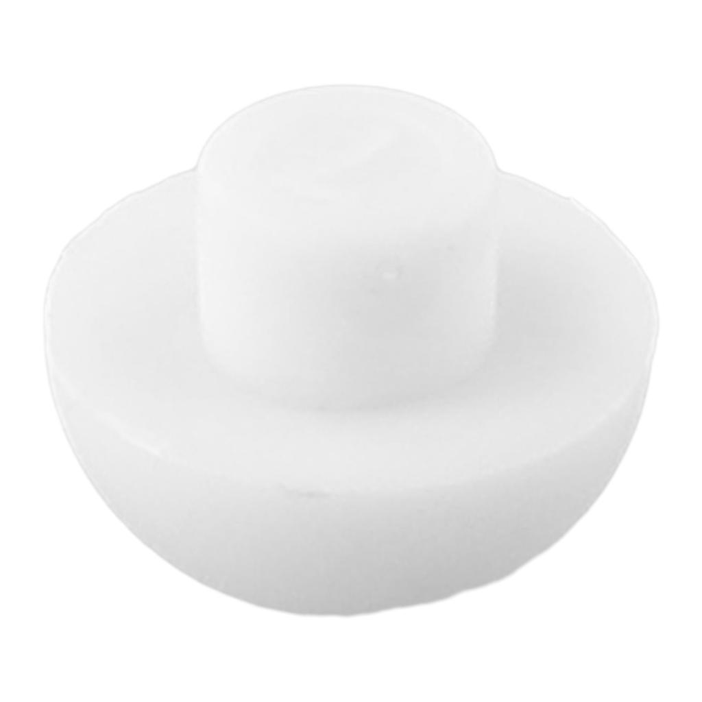 Toilet Seat Bumpers White ABS+TPE Accessories Cushion