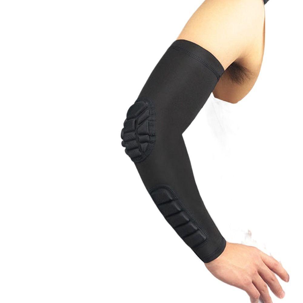 Anti-slip Padded Elbow Forearm Sleeves Anti-Collision Compression Protection Support Honeycomb Elbow Guard Ergonomics Soft