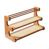 Chinese Teapot Shelf 3 Tier Portable Space Saving Gift Mug Holder Desktop Organizer for Apartment