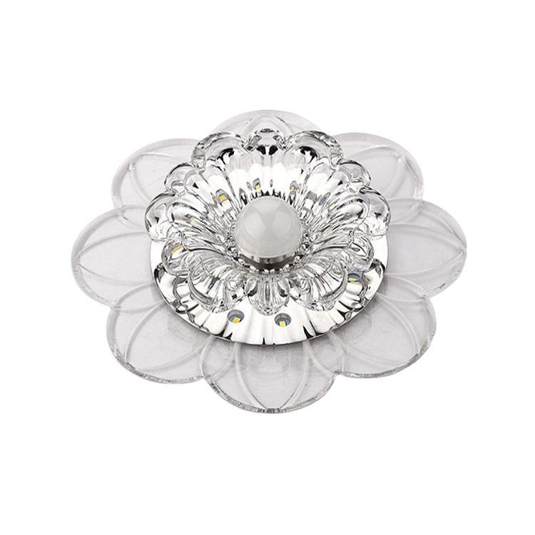 5W Modern Crystal Petals LED Ceiling Light Aisle Hallway Corridor Stairway Kitchen Coffee Bar Indoor Lamp