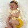 BZDOLL 20 Inch 50 CM Soft Vinyl Limbs Cloth Body Asleep Reborn Baby Doll Toy For Girl Lifelike Kid Birthday Gift Play House Toy
