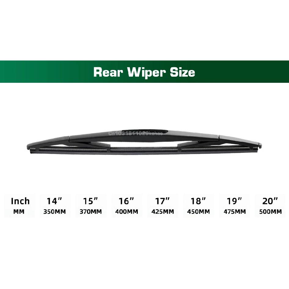 GREATROAD Wiper LHD&RHD Front & Rear Wiper Blades Set For Nissan X-Trail T31 2007 - 2013 Windshield Windscreen Window Brushes