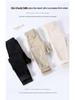 Khaki Harem Jeans mit hohem Bund - Damen 2025 Schlankmachende Karottenhose mit Samtfutter für Herbst/Winter