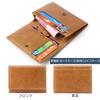 RenLianyi Men's Business Card Holder, Genuine Leather, Slim Bi-fold with Snap Button, Large Capacity (50 Cards), Anti-Skimming, Stylish, RFID-Proof,