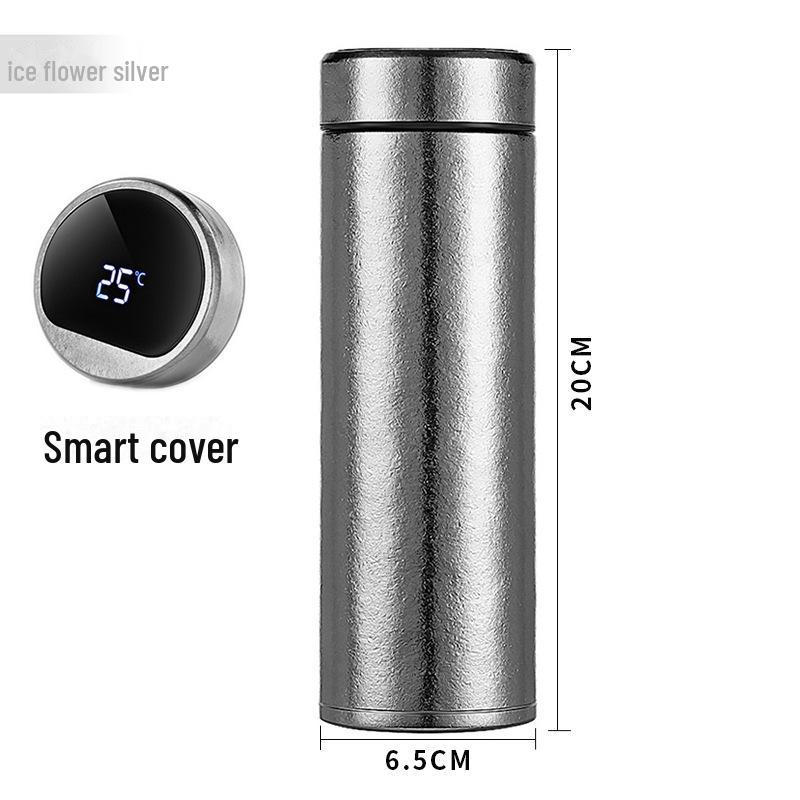 High-End Pure Titanium Thermos Cup - Large Capacity Tea & Water Separator for Business Gifts