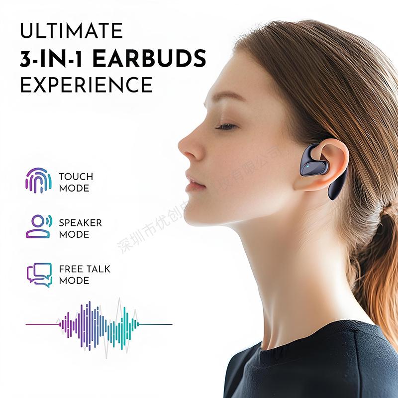 AI Translation Bluetooth Earphones with Long Battery Life, Active Noise Cancellation, Ultra-long Standby, and Permanent Free Translation