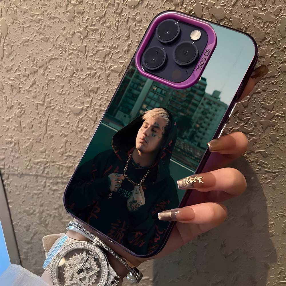 Rapper AMERI D-DUKI For iPhone 17,16,15,14,13,12,11,Mini,Pro,E,SE4,XS,MAX Purple Candy Matte Cover
