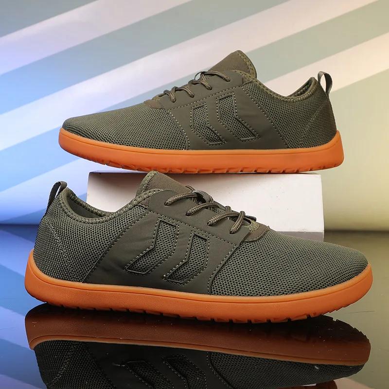 Unisex široké barefoot boty pro muže Ženy Outdoorový trailový běh Minimalistické vycházkové boty lehké a prodyšné