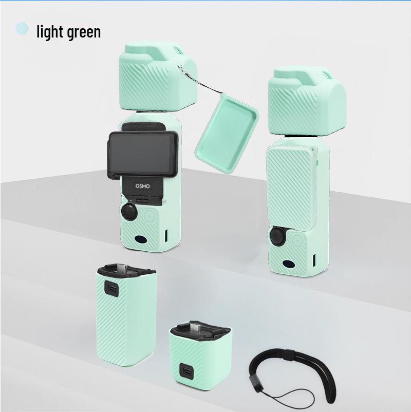 DJI Pocket 3 Protective Silicone Case - Anti-Scratch & Anti-Drop for Action Camera Accessories