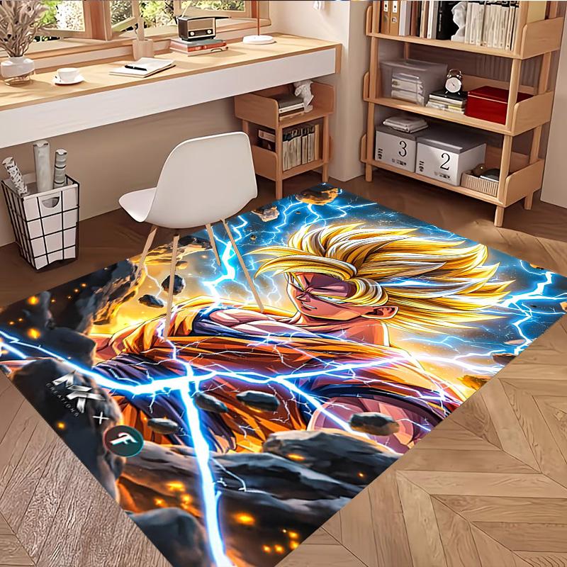 Kober s potiskem DRAGON BALL, Omyvatelný podlahový koberec, Do předsíně, Koleje, Prádelny, Kanceláře, Pracovny, Domácí dekorace, Dárek k narozeninám, Vánocům