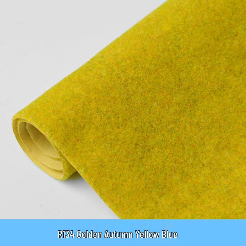 Model Turf Flocked Nylon Lawn: Simulation Grass for Miniature Landscape & Train Scenery