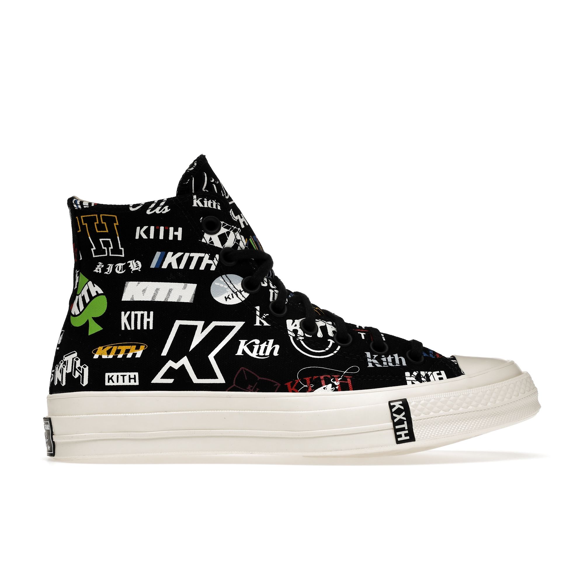 

Converse Kith x Chuck 70 High 10th Anniversary — черные кроссовки унисекс Multi Egret 172465C 37.5