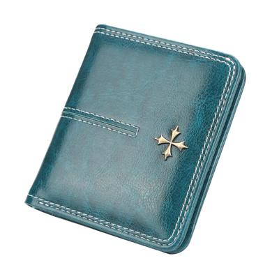 Fashion Luxury Compact Thick Thin Bifold Stylish Easy To Match Large Capacity Leather Card Case Coin Purse Business Present Comes with Exclusive Case