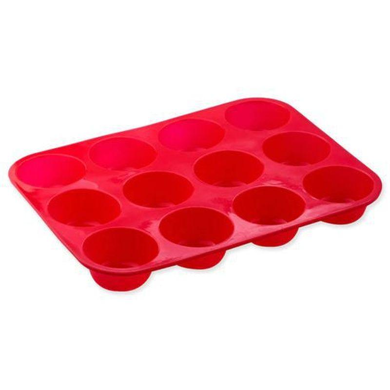 12 Loch Antihaft Kuchen Pudding Form Backwerkzeug Mini Muffin Silikon Runde Form DIY Cupcake Keks Fudge Backform