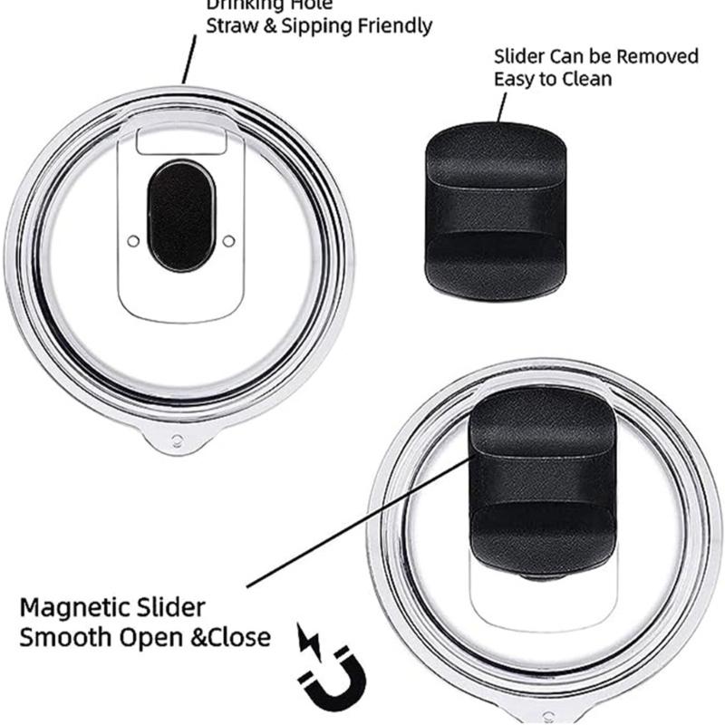 Durable Lid Cup Replacement Part Mug Replacement Lid Leakproof Cup Cover Plastic Material Suitable for 20OZ/30OZ Cups