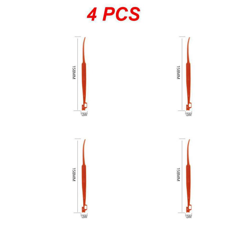 2/4/6PCS Kitchen Accessories Durable Material Convenient Popular Actual Highest Rated Plastic Orange Peeler With Handle