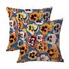 New Abstract Retro Oil Painting Style Pillowcase Double-sided Printed Home Sofa Cushion Pillowcase