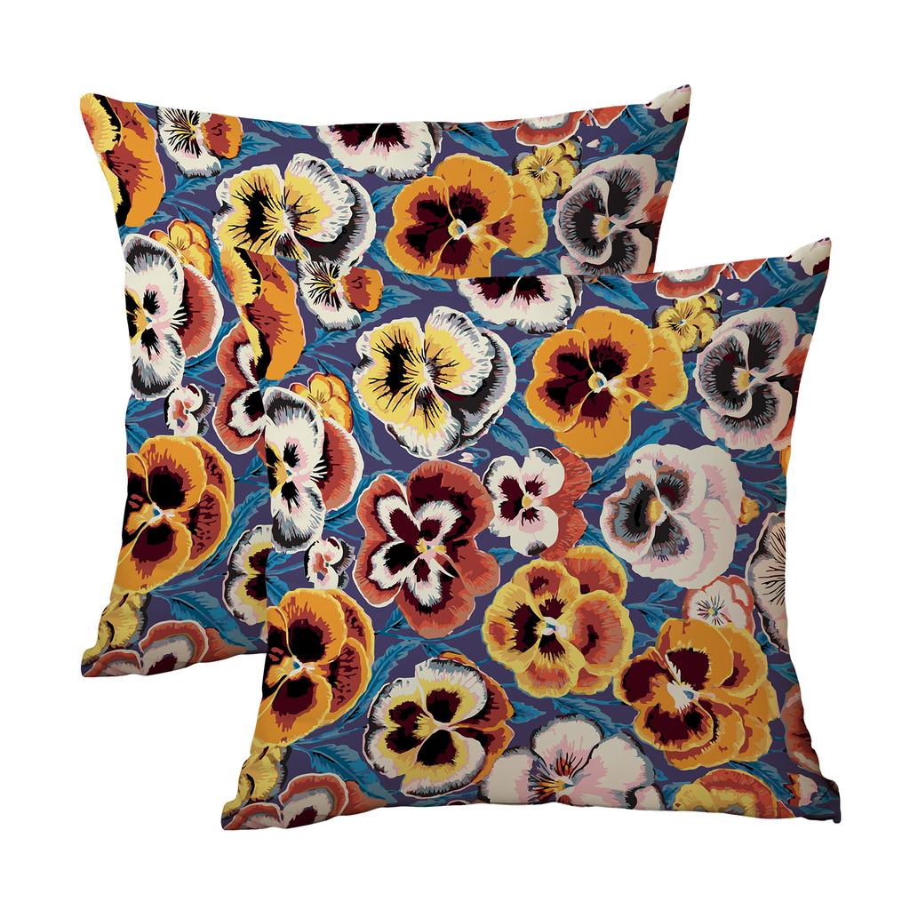 New Abstract Retro Oil Painting Style Pillowcase Double-sided Printed Home Sofa Cushion Pillowcase