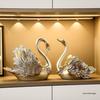 Swan Wine Rack Ornament - Elegant Display for Living Room or Dining Cabinet