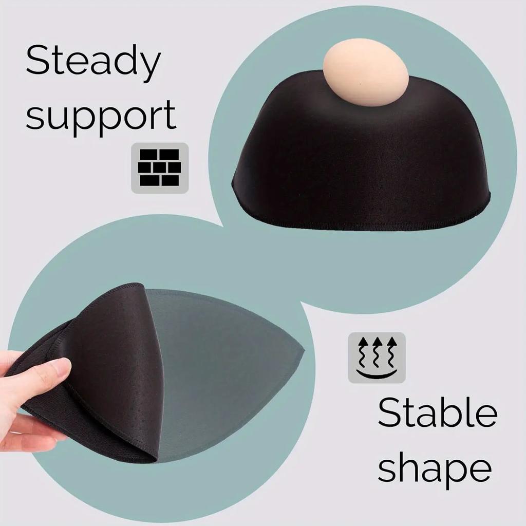 Adjustable Hat Support Pad with Built-in Anti-Deformation Soft Sweat-Absorbent for Curved Fit of Baseball Caps, Visors