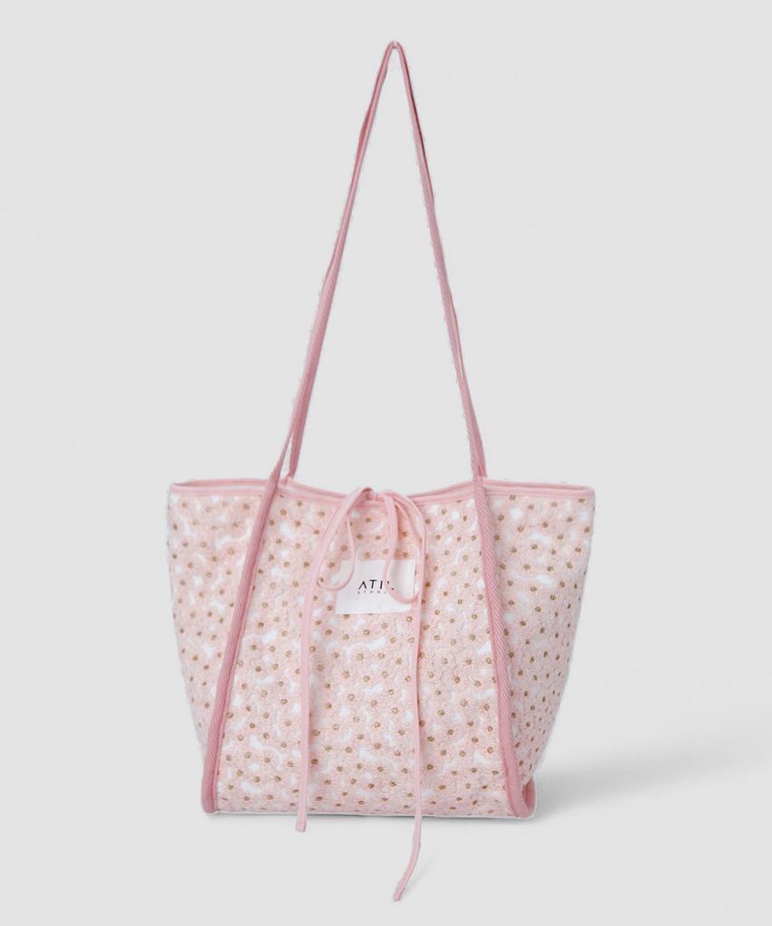 Atil Studio Floral Cozy Tote And Shoulder Bag _ [Pink]