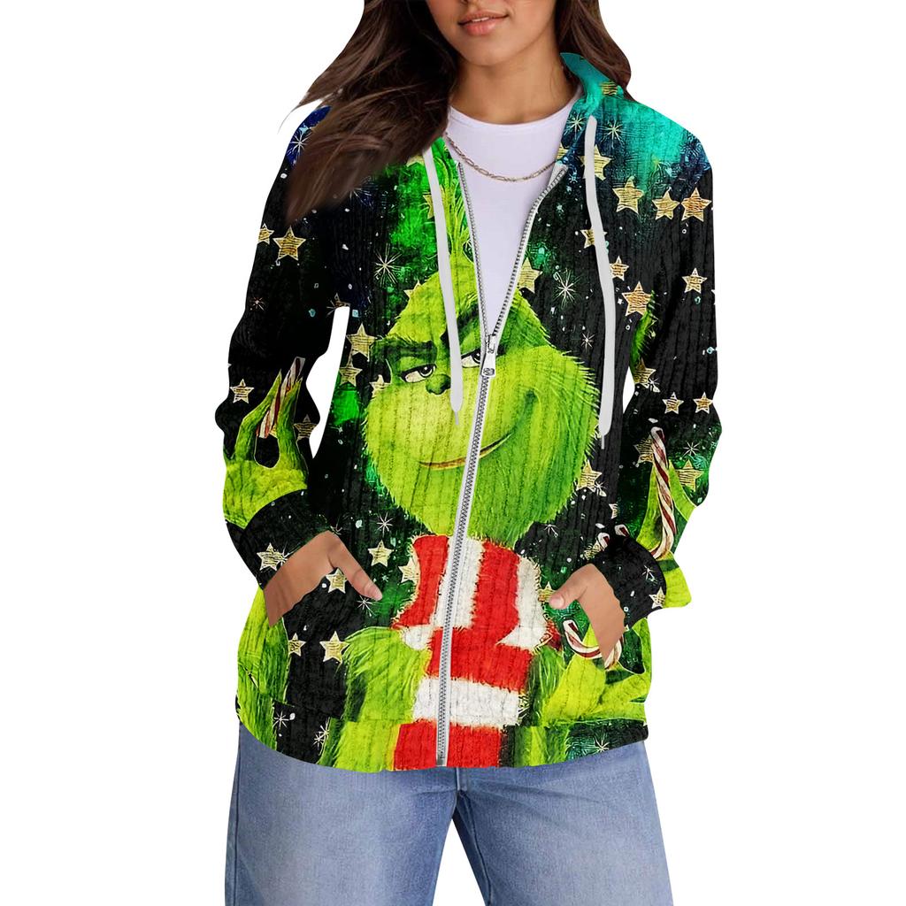 Mikiny pro ženy Trendy topy Ležérní Podzimní Móda Mikina s dlouhým rukávem S kapsami Svetr Lehký