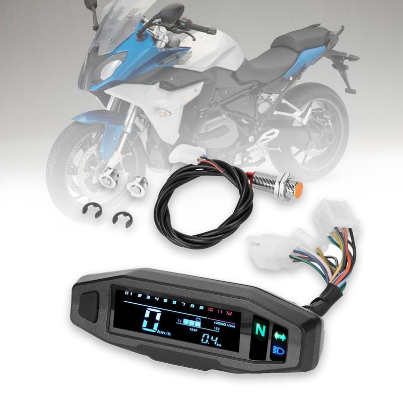 Universal Motorcycle Meter Tachometer with Backlight Repair Replace Modification