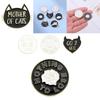 Creative Cartoon Cat Brooch Stylish Personalized Letter Pin For Fashion Accessories