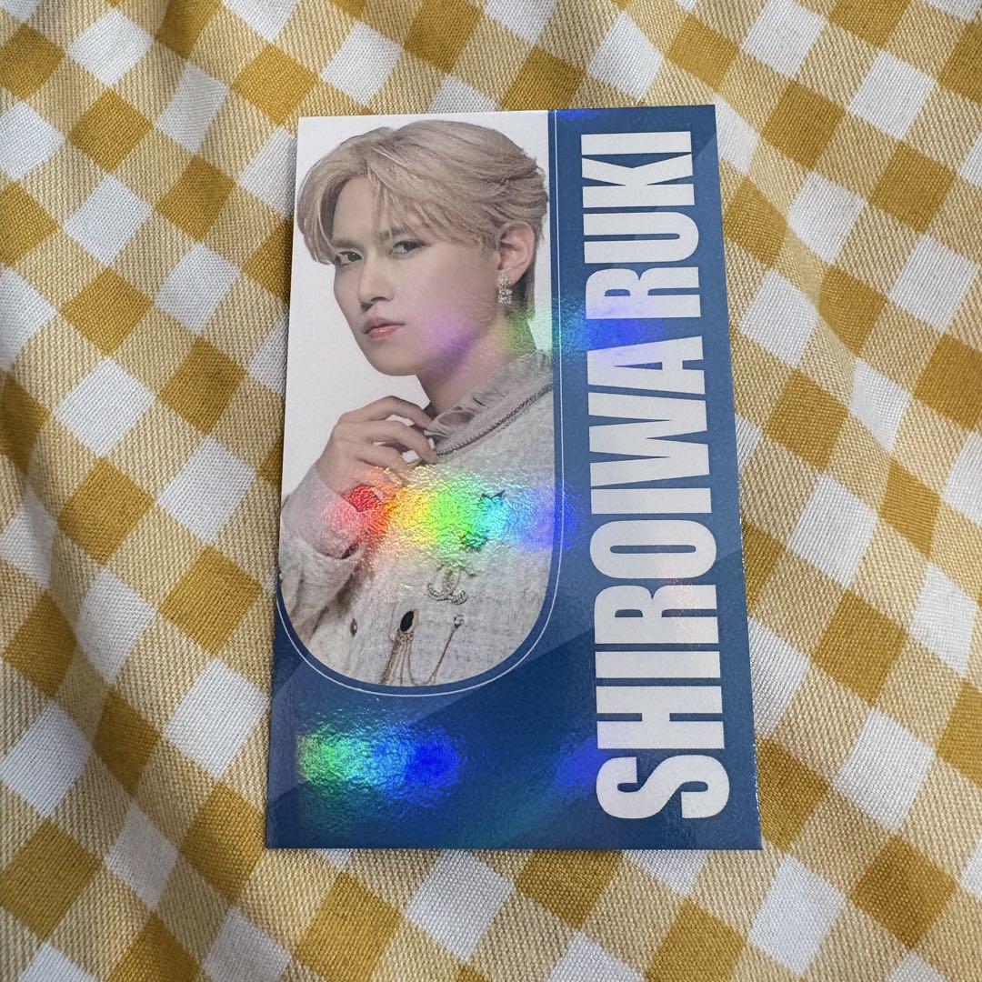 

[USED] Shiraiwa Ruki JO1 Denki Continuation Bonus Business Card