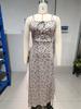 2025 Summer Women's Sexy Spaghetti Strap Full Print Dress, European American Style