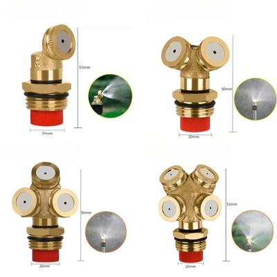Agricultural Thickened Atomizing Nozzle, Multi Head External Thread Nozzle, Agricultural Irrigation Worker'S Dedusting And Cooling Spray Accessories