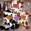 Cow Dairy Luminous Plush Toy Glowing Animal Stuffed Doll Bedroom Decoration