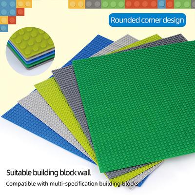 Baseplate Classica 50x50 Punti Mattoncini Blocchi da Costruzione Piastre Base Fai da Te Tavola di Plastica Baseplates per Blocchi da Costruzione Giocattoli da Costruzione