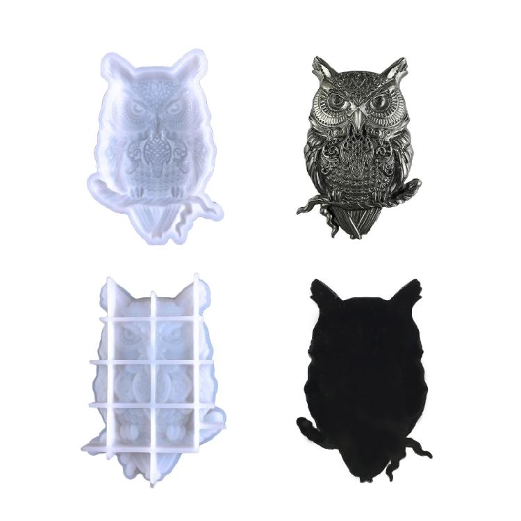 Wall-Decor Resin Mold,Owl/EagleWall-Art Silicone Mold for Epoxy Resin Casting Animal Resin Mold Decorative Crafts Molds
