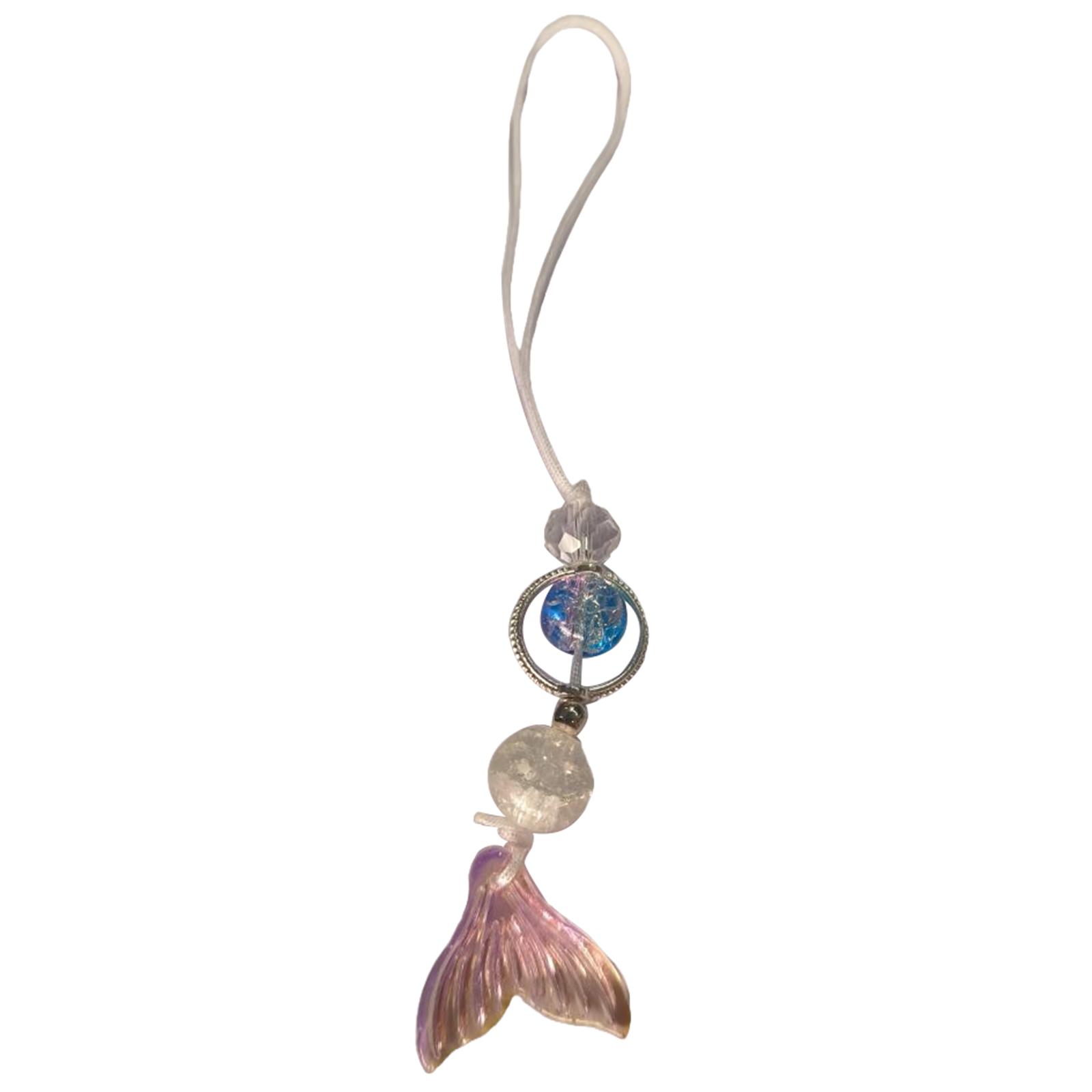 

Мода Рыбий Хвост Ракушка Бусина Подвеска Шнурки для Телефона Брелок для Кармана Шарм для Рюкзака Цепочка для Украшения Ключей от Машины T2