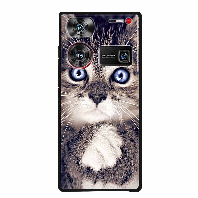 For ZTE Nubia Z60 Ultra Case Animals Soft Silicone TPU Cover Phone Cases For ZTE Nubia Z60Ultra 5G Protective Cool Wolf Coque
