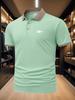 Mens Contrast Collar Short Sleeve Polo Shirt, Casual Golf Sports Tops, Classic Fit for Course Walk Outdoor Hangout Commute Wear