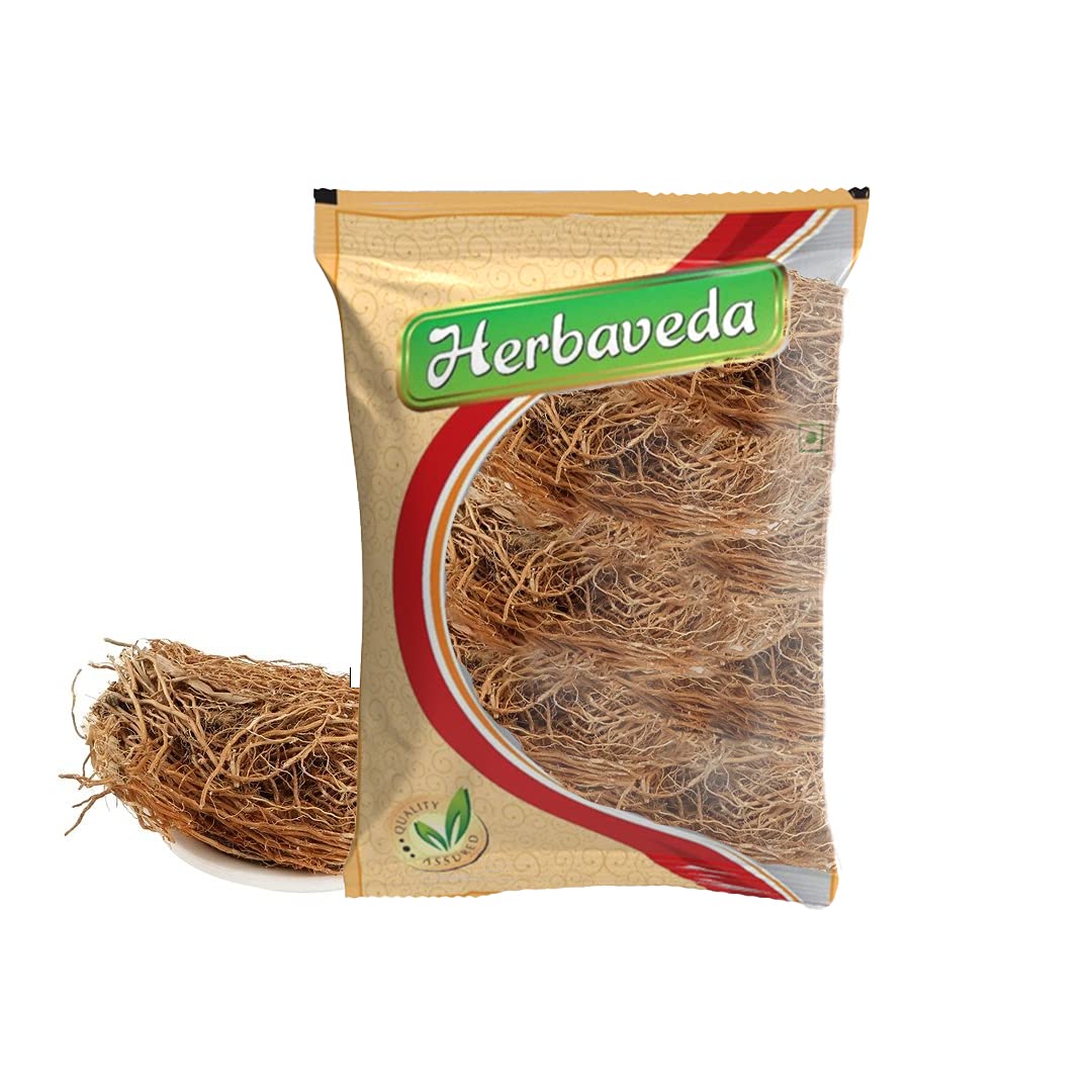 LEANBEING Herbaveda Vetiver Roots|Khus Root|Dried Khas Root|Ramacham Roots|for Insomnia & Pain Management |À¤À¤¸ À¤À¥ À¤À¤¡À¤¼ (50 Grams)