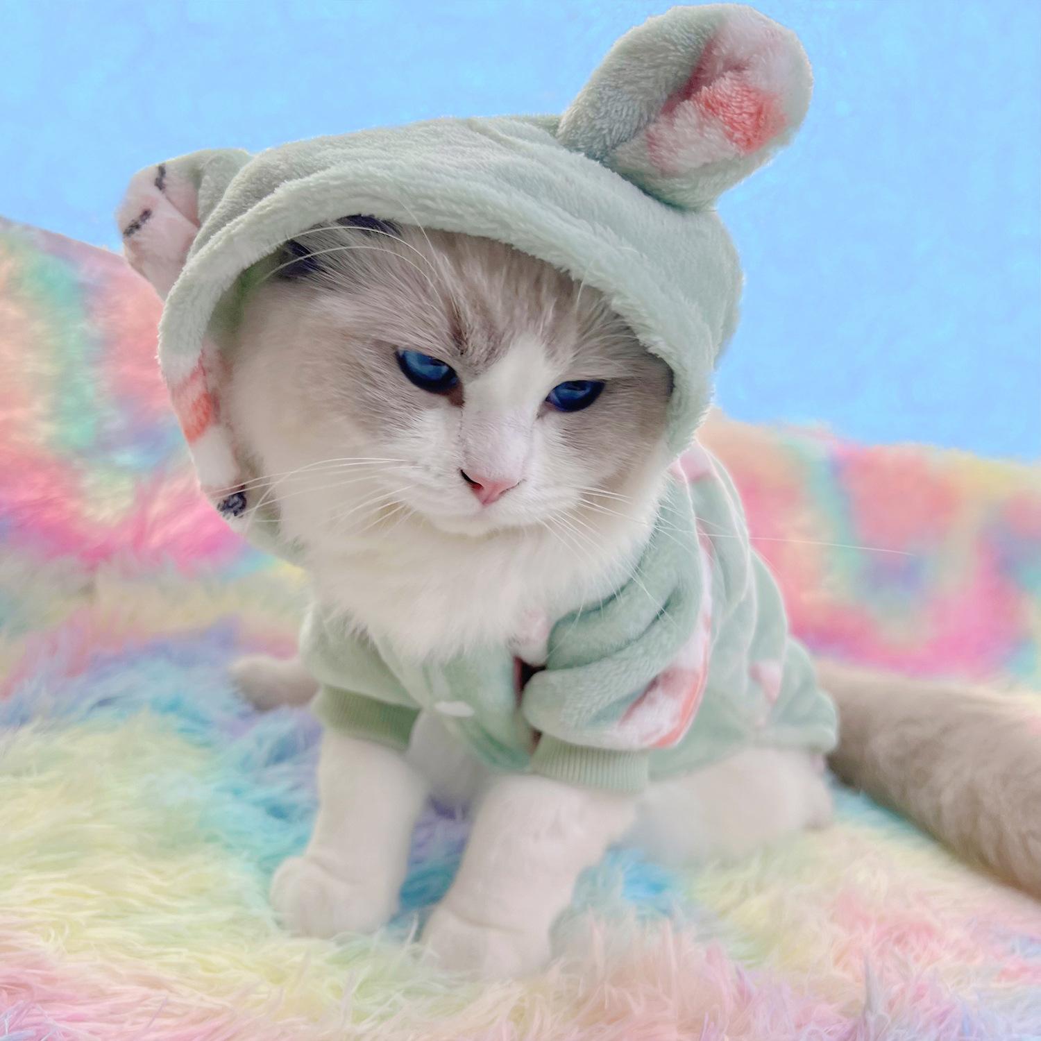 

Autumn and winter new dog clothes fleece jacket four-legged clothing warm pet supplies teddy XXL