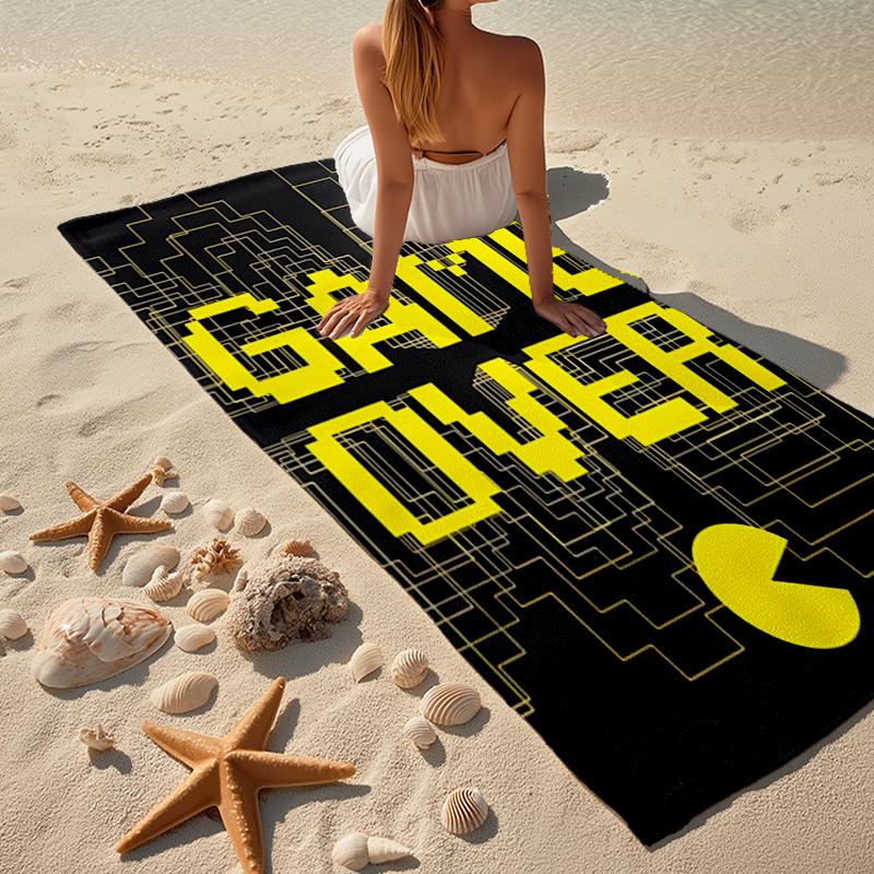 Pixel Game Fashion Beach Towel: Ideal for Summer Adventures Soft, absorbent and quick drying suitable for swimming and bathing