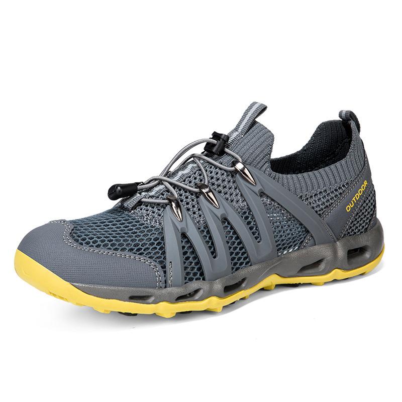 2028 Men's Women's Hiking Shoes Outdoor Flying Woven Mesh Hollowed Out Breathable Holes Couple's Water Sports