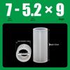 Nylon Insulating Spacer M4M5 Round Riser for LED Lamps and PCB Support