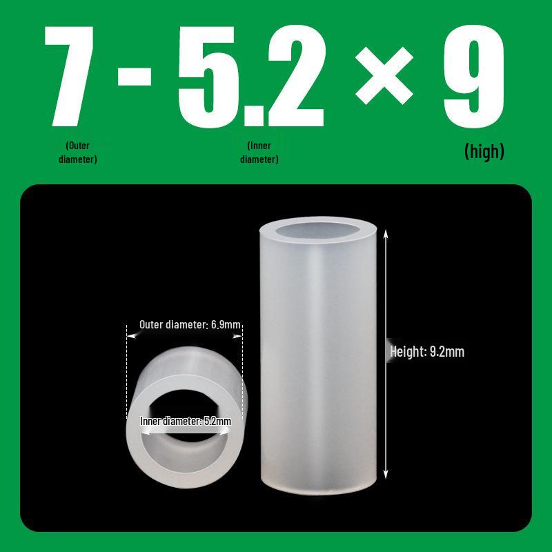 Nylon Insulating Spacer M4M5 Round Riser for LED Lamps and PCB Support