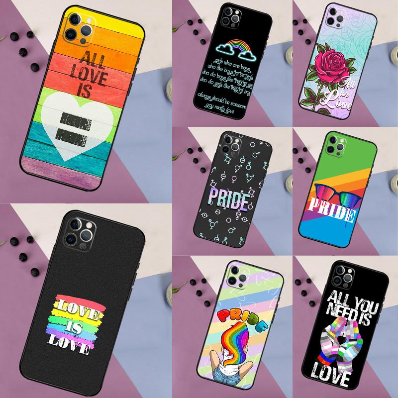 LGBT Pride Love Case For Samsung Galaxy S25 Ultra S21 S22 S23 S24 Ultra S9 S10 Plus S20 FE S25 FE Back Cover