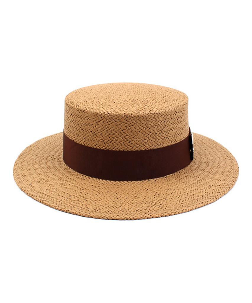 Yunibeosyeolkemiseuteuli Brown Line Brown Panama Hat Panama Hat