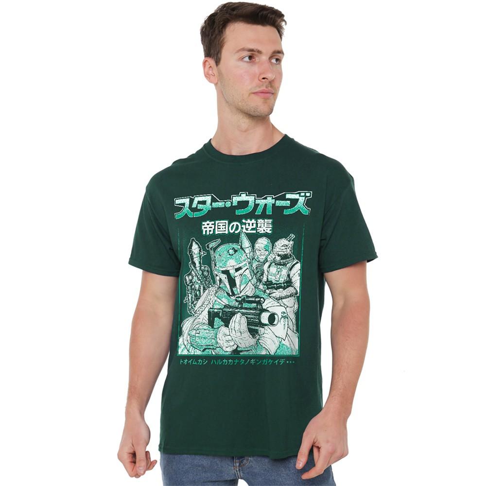 Star Wars Manga Boba Fett Bounty Hunter Unisex T-Shirt S-3XL Bottle Green M
