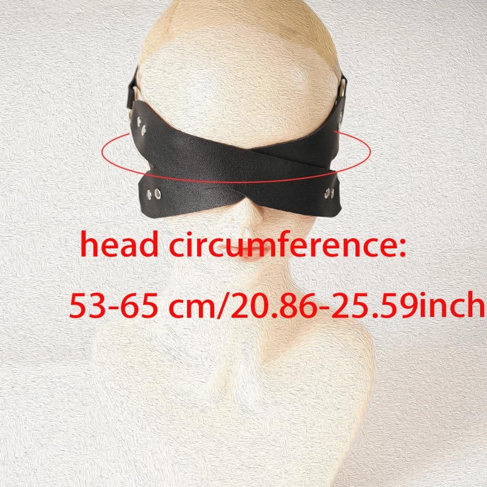 Harness PU Leather Adjustable Retro Party Eye Mask Decor Accessory For Vintage Theme Gathering Cos Look